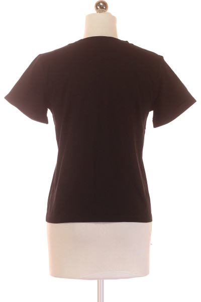 Kvalitní Basic Černé Tričko s Krátkým Rukávem na Léto