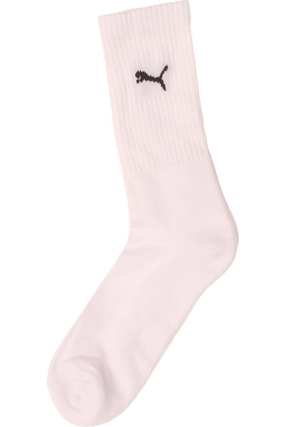 Puma Unisex Sportovní Kotníkové Ponožky Bílá Prodyšná