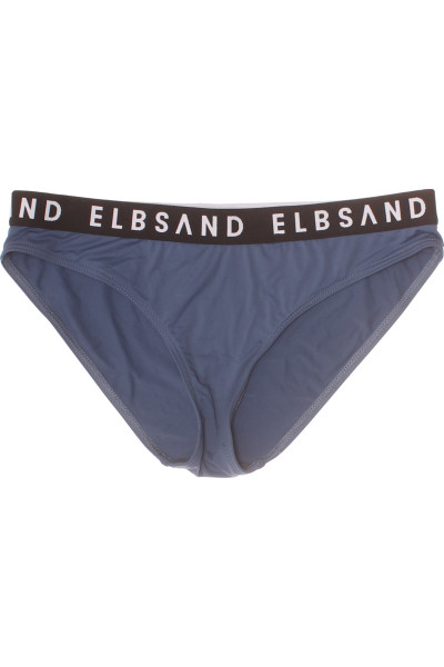 ELBSAND Pohodlné Dámské Bikini Kalhotky, Modré, Stretch Fit