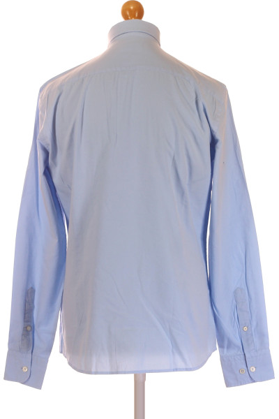 HACKETT Elegantní Modrá Pánská Košile Slim Fit z Bavlny