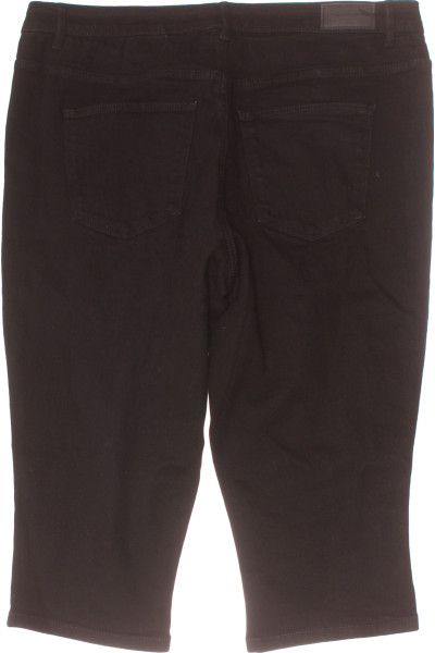 Černé 3/4 Capri kalhoty VERO MODA s elastickým komfortem