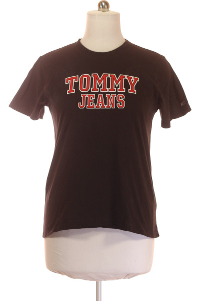 TOMMY HILFIGER Pánské Logo Tričko Slim Fit S Krátkým Rukávem Pro Volný čas
