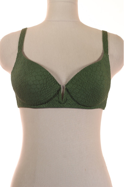 Luxusní Krajkový Bikini Horní Díl Zelená Pohodlný Střih Léto