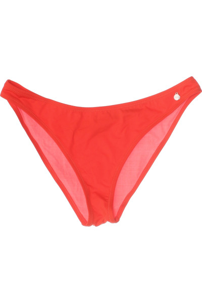 Dámské Bikini Kalhotky S.OLIVER Červené S Prošíváním Pro Pláž