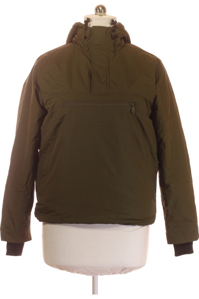 URBAN CLASSICS jarní bunda nylon stylová khaki s kapucí pro volný čas