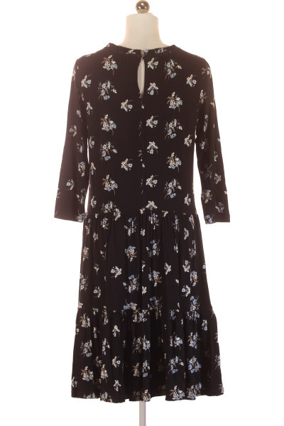 Dlouhé květované šaty Laura Scott s volánky pro jaro/podzim
