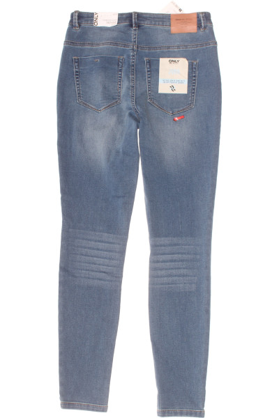 Skinny úzké džíny ONLY s vysokým pasem, elastické, modré