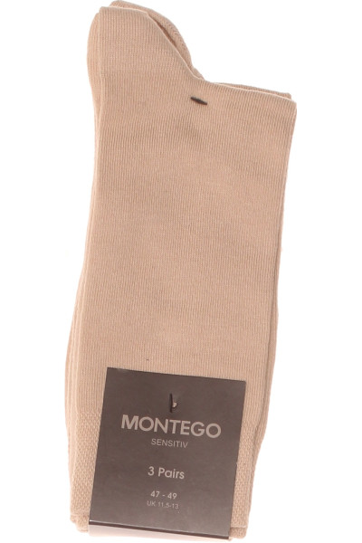 Montego Béžové Pohodlné Kotníkové Ponožky, Univerzální Využití
