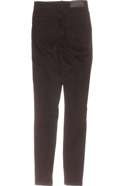 Úzké černé bavlněné skinny džíny Noisy May, univerzální styl