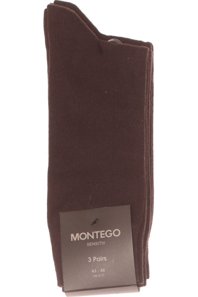 Pohodlné Bavlněné Ponožky Montego Ve Výhodném Balení 3 Páry