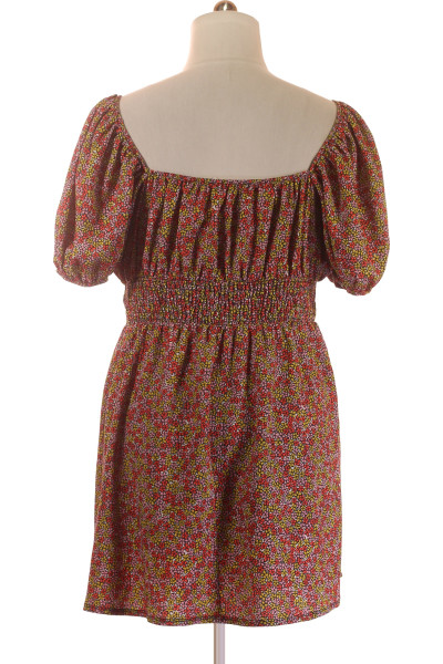 Letní šaty Dorothy Perkins s květovaným vzorem a šněrováním