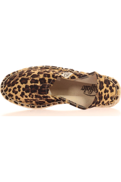 Látkové Espadrilky BUFFALO s Leopardím Vzorem, Pohodlné na Léto