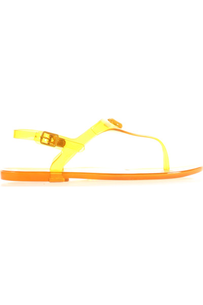 Letní PVC Sandály V Žluté Coach - Ploché, Elegantní Na Přezku
