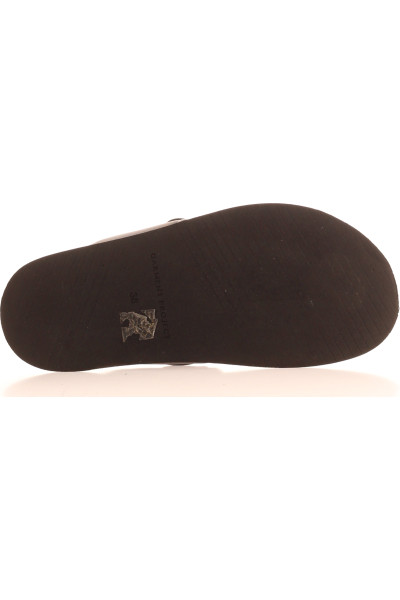 Černé Pantofle se Stuhami GARMENT PROJECT, Pohodlný Design, Letní Obuv