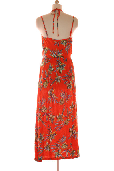  Šaty s Květinovým Potiskem Červené Lascana Vel. 38