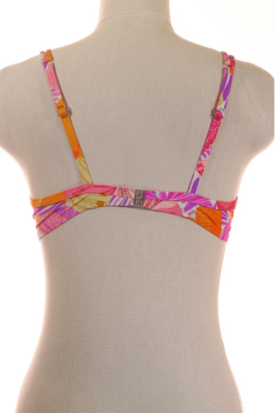 Květovaný bikini top s podprsenkovým střihem pro léto