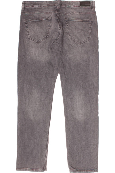 Pánské šedé rovné džíny ONLY & SONS z bavlny a elastenu