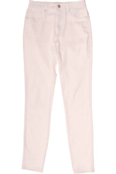 Letní Bavlněné Slim Kalhoty ONLY Ve Světlé Pastelové Barvě
