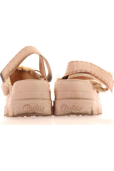 BUFFALO Letní Sandály s Platformou a Texturovanými Pásky