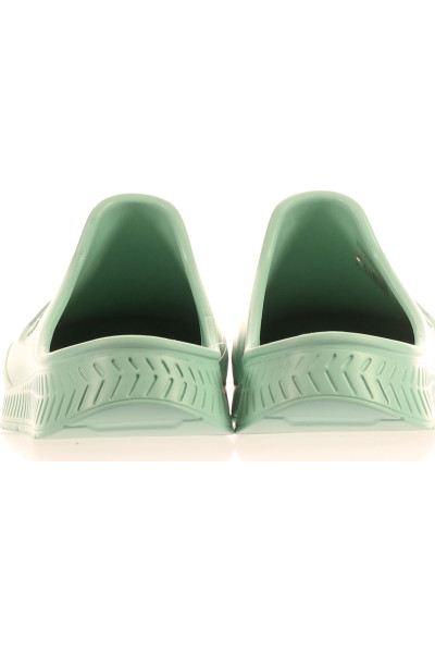 Hugo Boss Dámské PVC Pantofle Kluzký Design Mátově Zelené