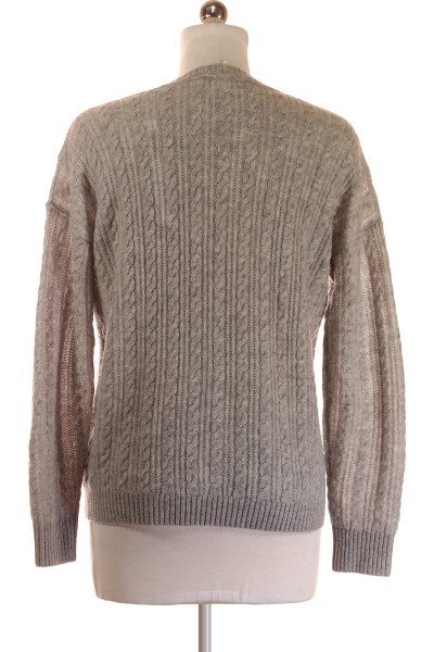 Vlněný pletený svetr s copánky Tommy Hilfiger pro ženy