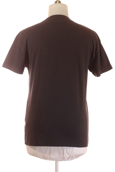 Bavlněné jednoduché Pánské tričko Abercrombie&Fitch v černém provedení