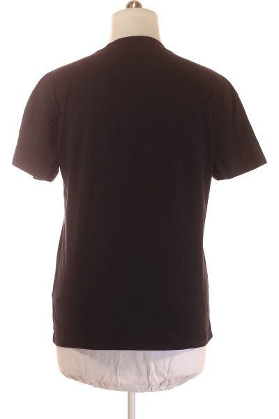 Abercrombie & Fitch Pohodlné Bavlněné Tričko Basic Černé