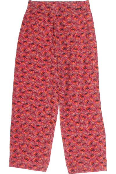 Bavlněné Letní Kalhoty Skiny S Abstraktním Vzorem A Elastanem
