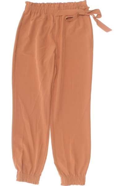 Elegantní Oranžové Culotte Kalhoty S Páskem Pro Každou Příležitost