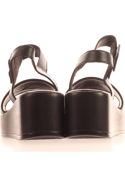 Kožené Platformové Sandály GABOR Černé, Letní Elegance
