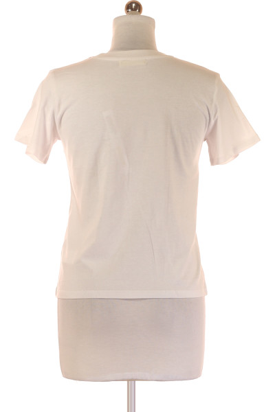 Bavlněné tričko Basic PULL&BEAR s krátkým rukávem, jednoduchý styl