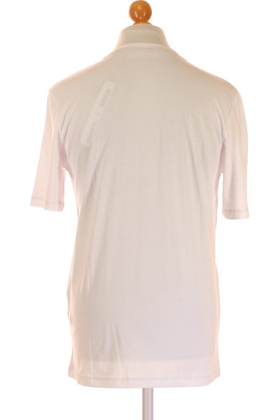 Tričko JACK & JONES s grafickým potiskem, bílé, 100% bavlna, léto