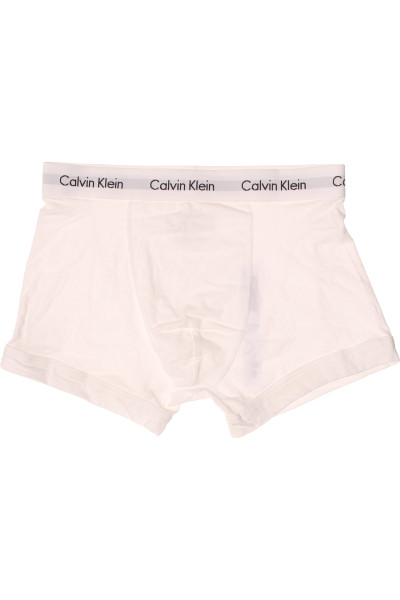 Pohodlné Bavlněné Boxery Calvin Klein S Elastenem, Bílá