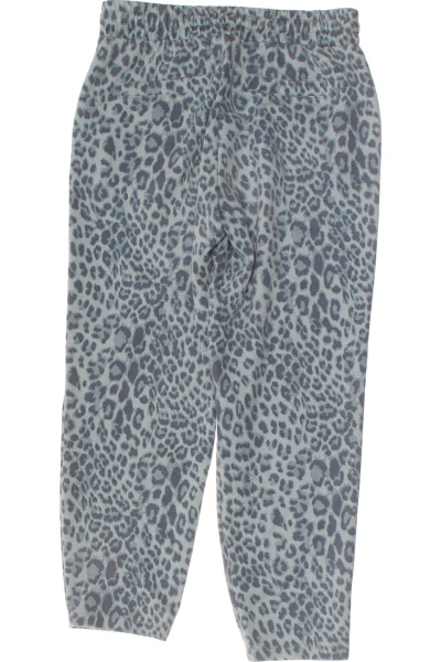 Rovné modalové kalhoty v leopardím vzoru Christian Berg