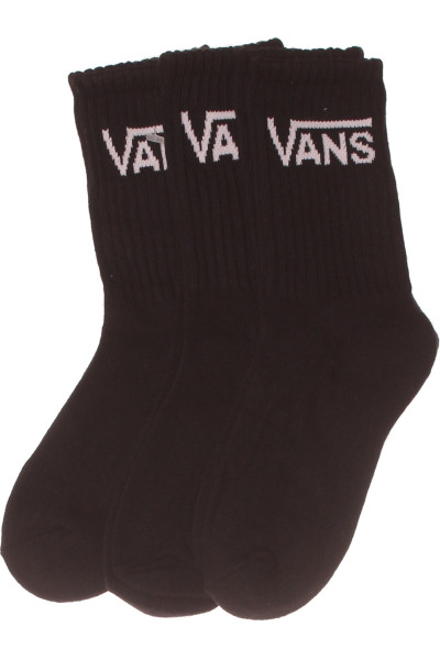 Vans Classic Crew Ponožky Černé, Pohodlné, Unisex, Volný Čas