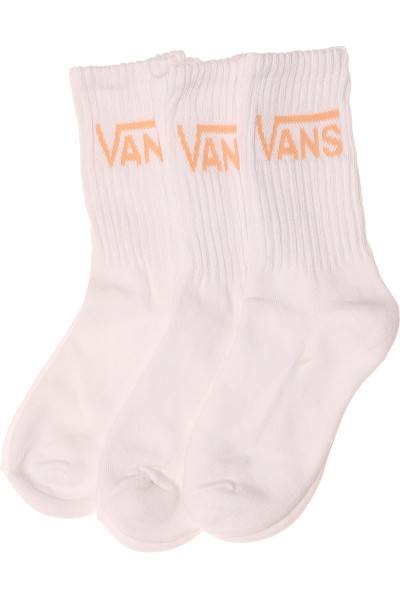 Kotníkové Ponožky Vans Classic Bílé S Logem Pro Volný Čas