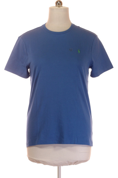 Bavlněné Basic Tričko Ralph Lauren, Modrá, Pohodlný Střih, Na Léto