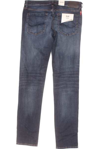 Pánské elastické rovné džíny JACK & JONES Comfort Fit modré