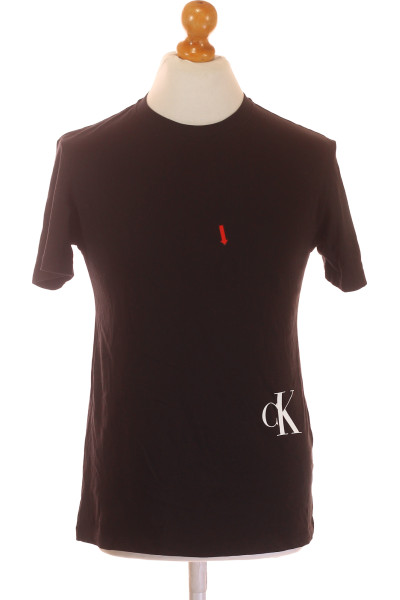 Jednoduché Pánské Tričko Černé Calvin Klein Vel. M