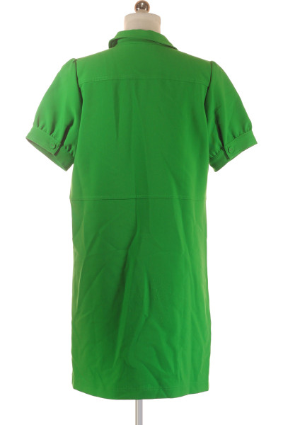 Letní košilové šaty s krátkým rukávem Jake*s zelené