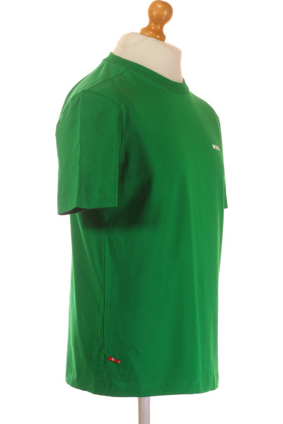 Jednoduché Pánské Tričko Zelené Vel.  S