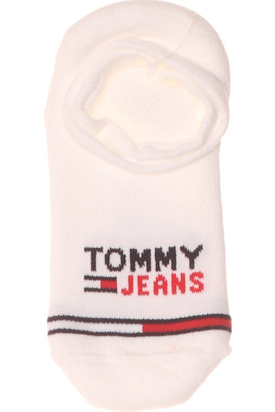 Světle Bílá Kotníková Ponožka Tommy Hilfiger S Logem