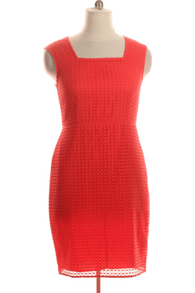 Pouzdrové šaty  Šaty Červené S.OLIVER Second Hand Vel. 42