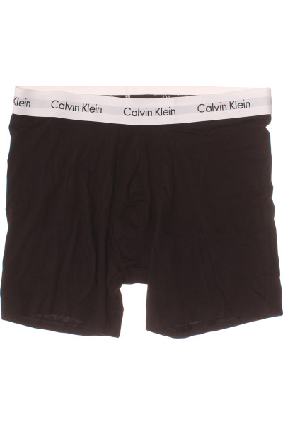 Bavlněné Boxerky Calvin Klein Černé, Pohodlné, Elastické