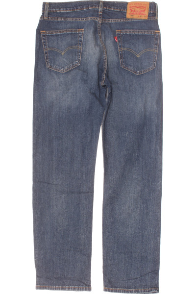 LEVIS Pánské modré rovné džíny s elastanem pro volný čas