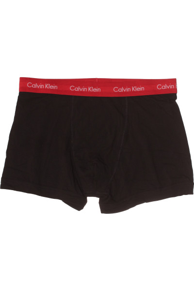 Pohodlné Bavlněné Boxerky Calvin Klein S Elastanem, černé
