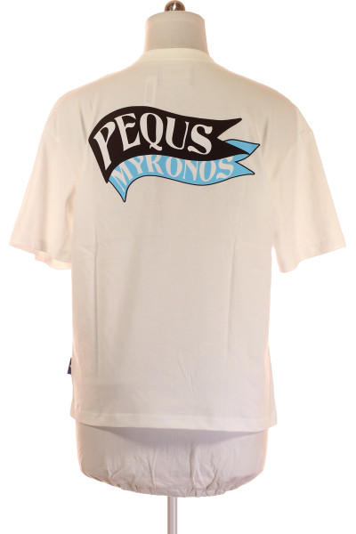 Pánské bavlněné tričko PEQUS v jednoduchém střihu pro volný čas