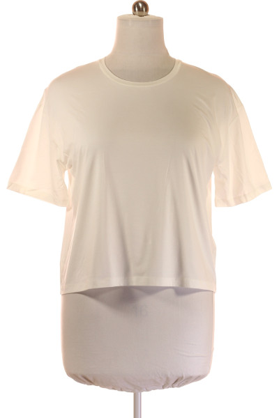 Modalové Basic Tričko Marc O´Polo V Krémové Barvě S Elastanem