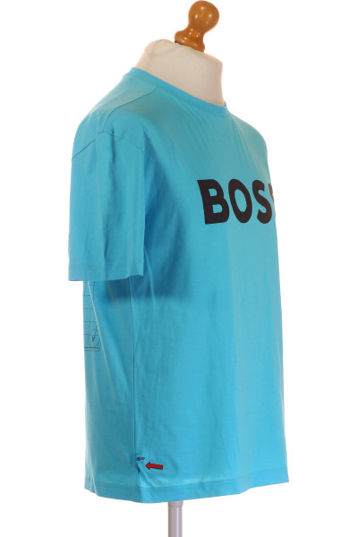 Pánské Tričko Modré Hugo Boss Vel. S