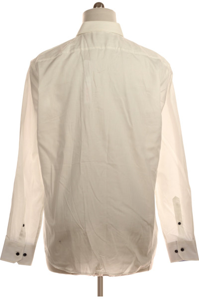 Pánská Košile Jednobarevná Bílá Hugo Boss Vel. 43
